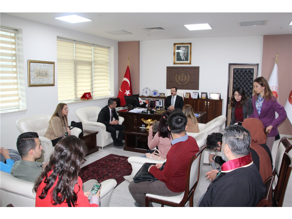 TARSUS CUMHURİYET BAŞSAVCISINA ZİYARET