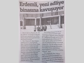 BASINDA BAROMUZ (Erdemli Yeni Adliye Binasına Kavuşuyor) 06.10.2017