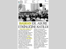 BASINDA BAROMUZ (Başkanımız Av. Ali Er Cemevi'nde Düzenlenen Aşure Günü Etkinliği'ne Katıldı)