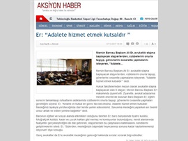 BASINDA BAROMUZ (Adalete Hizmet Etmek Kutsaldır) 08.10.2017