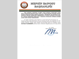 MERSİN BAROSU BAŞKANLIĞI OLARAK, “ÇOCUK İSTİSMARI DAVALARINDA” KATILIMCI OLMAK İÇİN ADALET BAKANLIĞI’NA BAŞVURUDA BULUNULDU