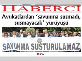 BASINDA BAROMUZ (Avukatlardan Savunma Susmadı, Susmayacak' Yürüyüşü)