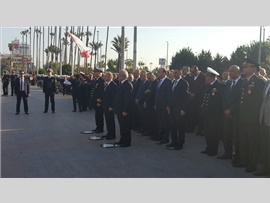 10 KASIM ATATÜRK'Ü ANMA VE ÇELENK TÖRENİ...