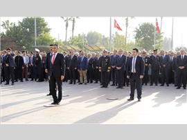 MERSİN BAROSU BAŞKANLIĞI 10 KASIM’DA ATATÜRK’Ü ANDI