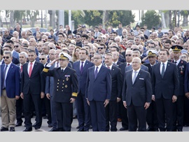 MERSİN BAROSU BAŞKANLIĞI 10 KASIM’DA ATATÜRK’Ü ANDI