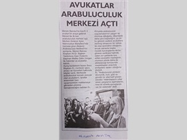 BASINDA BAROMUZ (Mersin'de İlk Kez Arabuluculuk Merkezi Açıldı)) 30.10.2017