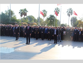 MERSİN BAROSU ATA’SINI ANDI