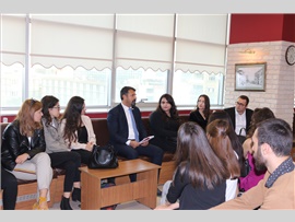 ÇAĞ ÜNİVERSİTESİ GENÇ HUKUKÇULAR KULÜBÜ, BARO BAŞKANIMIZ AV. BİLGİN YEŞİLBOĞAZ’I ZİYARET ETTİ