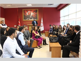 ÇAĞ ÜNİVERSİTESİ GENÇ HUKUKÇULAR KULÜBÜ, BARO BAŞKANIMIZ AV. BİLGİN YEŞİLBOĞAZ’I ZİYARET ETTİ