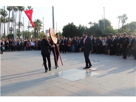 MERSİN BAROSU ATA’SINI ANDI