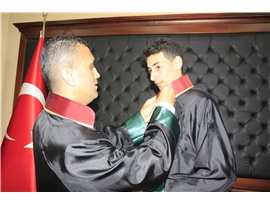 YEMİN EDEREK CÜBBE GİYDİLER