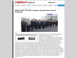 BASINDA BAROMUZ (Baro Başkanımız,10 Ocak Çalışan Gazeteciler Günü Nedeniyle Düzenlenen Törene Katıldı)