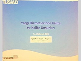 Başkanımız,  Yargı Hizmetlerinde Kalite ve Kalite Unsurları Toplantısına katıldı.