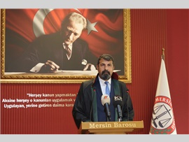 BARO BAŞKANIMIZ AV. BİLGİN YEŞİLBOĞAZ: “İNSAN HAKLARI GERİ VİTESTE”