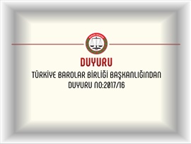 Türkiye Barolar Birliği Başkanlığından
