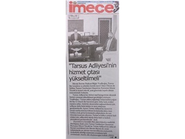 BASINDA BAROMUZ (Yeşilboğaz: " Tarsus Adliyesi'nin Hizmet Çıtası Yükseltilmeli")