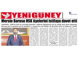 BASINDA BAROMUZ (Baro Başkanları HSK Üyelerini İstifaya Davet Etti)