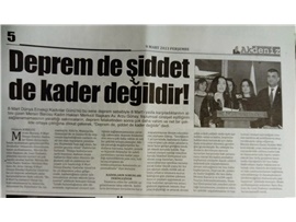 "Kadın Hakları Merkezi: "Deprem de, şiddet de kader değildir!"