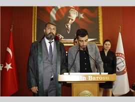 BARO BAŞKANIMIZ AV. BİLGİN YEŞİLBOĞAZ: "HUKUK KURUMLARI HUKUKSUZLUĞA ALET OLMAMALI"