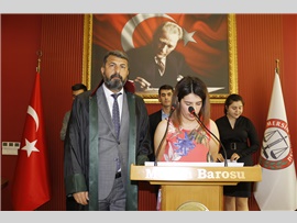 BARO BAŞKANIMIZ AV. BİLGİN YEŞİLBOĞAZ: "HUKUK KURUMLARI HUKUKSUZLUĞA ALET OLMAMALI"