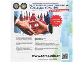 MERSİN BAROSU VE TOROS ÜNİVERSİTESİ İŞBİRLİĞİNDE ONLİNE EĞİTİM PROGRAMLARI DÜZENLENİYOR
