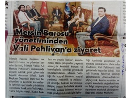 BARO YÖNETİMİMİZDEN VALİ ALİ HAMZA PEHLİVAN'A ZİYARET