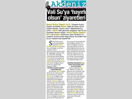BASINDA BAROMUZ (BAŞKANIMIZIN MERSİN VALİSİ ZİYARETİ) 10.07.2017