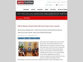 BASINDA BAROMUZ (BAŞKANIMIZIN MERSİN VALİSİ ZİYARETİ) 10.07.2017