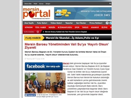 BASINDA BAROMUZ (BAŞKANIMIZIN MERSİN VALİSİ ZİYARETİ) 10.07.2017