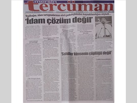 BASINDA BAROMUZ (Radyo Akdeniz- 'İdam Çözüm Değil')