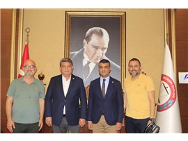 CHP MERSİN MİLLETVEKİLİ CENGİZ GÖKCEL’DEN BAŞKANIMIZ AV. GAZİ ÖZDEMİR’E ZİYARET