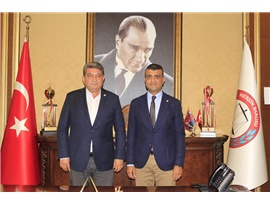 CHP MERSİN MİLLETVEKİLİ CENGİZ GÖKCEL’DEN BAŞKANIMIZ AV. GAZİ ÖZDEMİR’E ZİYARET
