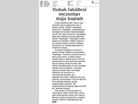 BASINDA BAROMUZ (Stajyer Avukatlardan Ziyaret)