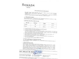 RAMADA OTELİ İLE KONAKLAMA İNDİRİM PROTOKOLÜ İMZALANDI