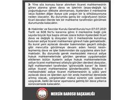 BAROLARDAN ORTAK AÇIKLAMA: "ADALETE ERİŞİM ZORLAŞTIRILMAMALIDIR"