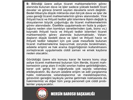 BAROLARDAN ORTAK AÇIKLAMA: "ADALETE ERİŞİM ZORLAŞTIRILMAMALIDIR"