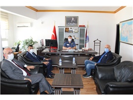 BAŞKANIMIZ ÖZDEMİR, ANAMUR İLÇE EMNİYET MÜDÜRÜ GENÇ’İ ZİYARET ETTİ