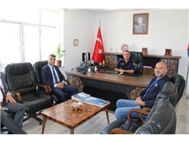 BARO BAŞKANIMIZ ÖZDEMİR’DEN, ANAMUR İLÇE JANDARMA KOMUTANI ŞEN’E ZİYARET
