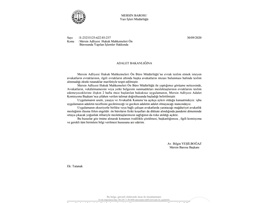 MERSİN ADLİYESİ HUKUK MAHKEMELERİ ÖN BÜROSUNDAKİ HUKUKA AYKIRI İŞLEMLER HAKKINDA