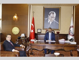 ERDEMLİ CUMHURİYET BAŞSAVCISI DURMUŞ ALİ KARAKOCA’DAN, BARO BAŞKANIMIZ YEŞİLBOĞAZ’A ZİYARET