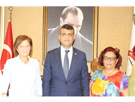 TÜRK KADINLAR BİRLİĞİ MERSİN ŞUBE YÖNETİMİNDEN BAROMUZA ZİYARET