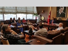 Mersin Hazine avukatları, Başkanımızı Makamında Ziyaret Ettiler.
