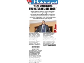 BASINDA BAROMUZ (Yeşilboğaz, "Yeni Düzenleme Avukatları İzole Eder")