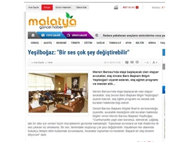 BASINDA BAROMUZ (Yeşilboğaz: "Bir Ses Çok Şey Değiştirebilir")