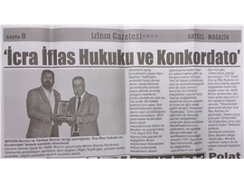 BASINDA BAROMUZ (İcra İflas ve Konkordato Semineri Verildi)