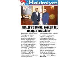 BASINDA BAROMUZ (Mersin ve Denizli Baro Başkanlarından Dayanışma Örneği)