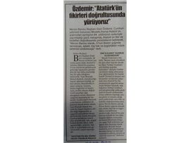 Başkanımızdan 10 Kasım Anma Mesajı