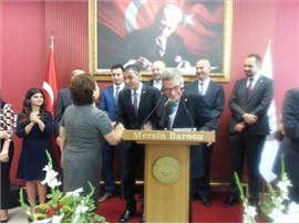 MERSİN BAROSU BARO BAŞKANI AV. ALİ ER