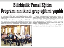 BASINDA BAROMUZ (Bilirkişilik Temel Eğitim Programının 2. Gurup Eğitimi Yapıldı) 30.10.2017