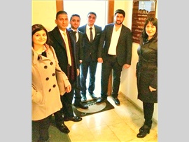 ZİYARET-Başkanımız Genç meslektaşlarımızı ziyaret etti.